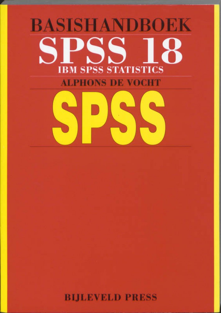 Basishandboek SPSS 18